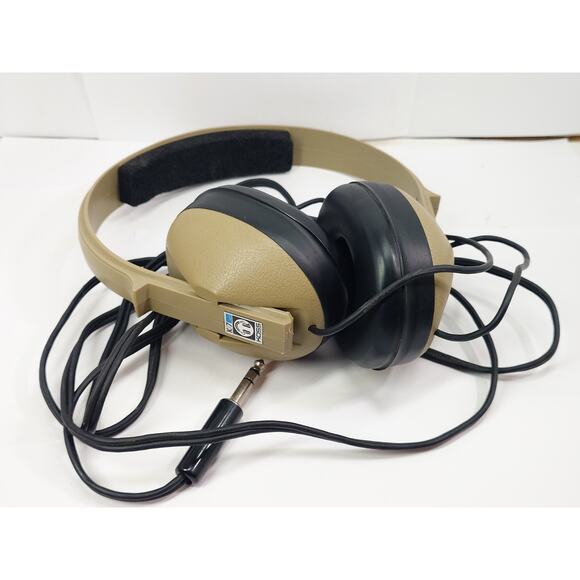 Vintage Koss K/7 K7 Dynamic Stereophone Stereo On the Ear Headphones - Picture 1 of 7